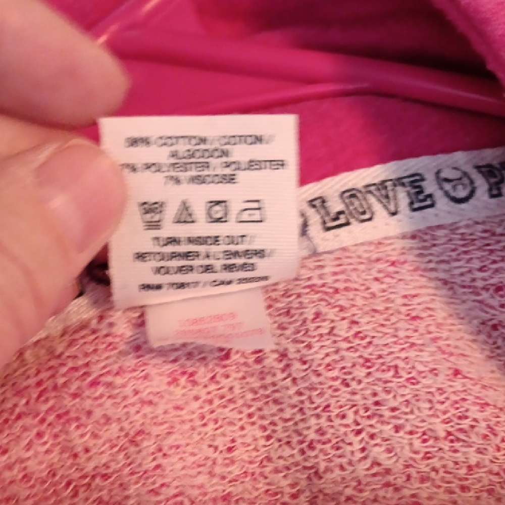 PINK Victoria's Secret Fuchsia Cowl Neck Sweater - Picture 4 of 5